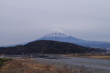 冬の富士山