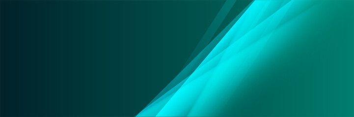 modern transparent green abstract banner design background. High contrast black and dark green glossy stripes. Abstract tech graphic banner design. Vector corporate background