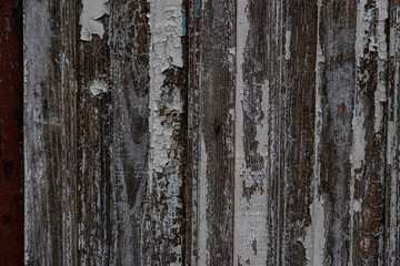 textured background in the form of a painted wooden fence