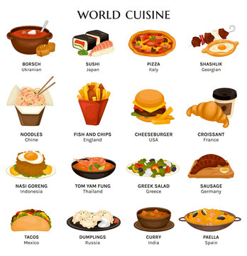 World Cuisines Dish Collection