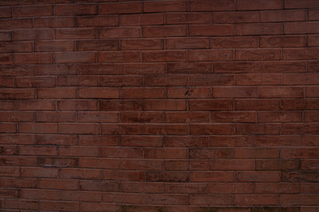 background in the form of a brick brown wall