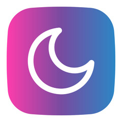 night mode gradient icon