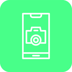 Camera Vector Icon Design Illustration