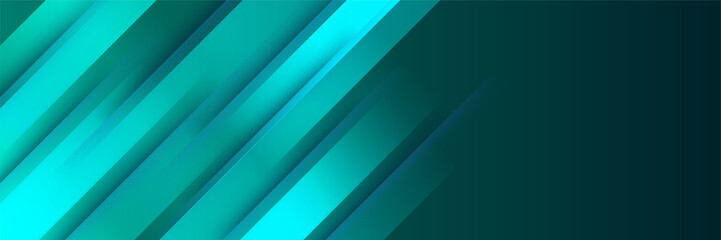 Obraz premium modern light green abstract banner design background