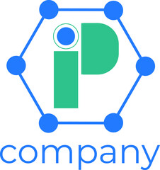 IP initial logo design