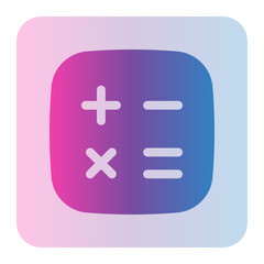 calculator gradient icon