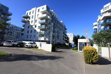 New modern housing estate in Gdynia, Poland