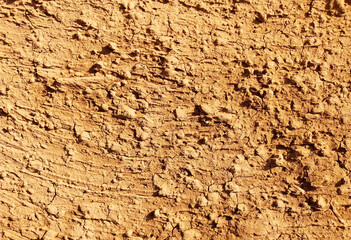 Cracked ground background in the top view for graphic design or wallpaper