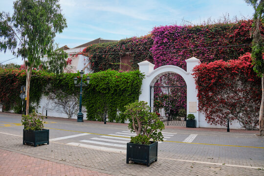 Entrance To The Larco Museum In Lima, Peru.