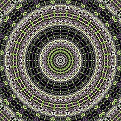 Abstract round ornamental mandala