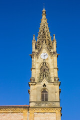 Fototapeta na wymiar Tower of the Saint Ignatius church in San Sebastian