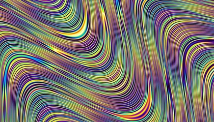 Wavy abstract futuristic background