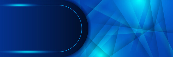 modern gradient shape blue abstract banner design background
