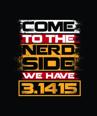 Pi Day T-shirt Design Vector