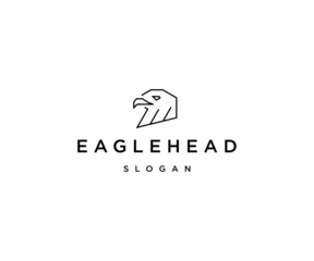 Eagle head logo icon design template