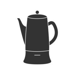 Percolator icon isolated on white background. Kettle symbol modern, simple, vector, icon for website design, mobile app, ui. Vector Illustration