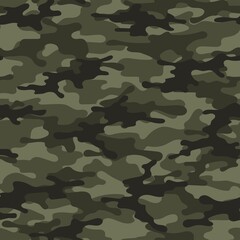 Fototapeta premium modern army vector camouflage print, seamless pattern green for clothing headband or print.