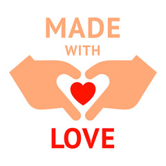 Hand gesture with heart