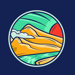 simple nature vector illustration