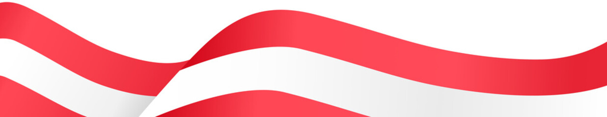 Down waving Austria  flag  isolated  on png or transparent background,Symbol of Austria, template for banner,card,advertising ,promote,and business matching country poster, vector illustration