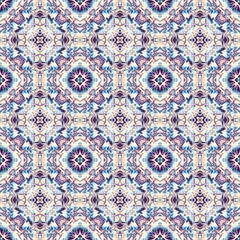 Abstract mosaic art pattern. Seamless ornament.