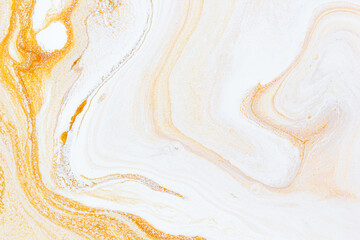 Abstract background. Swirls of marble. Natural Luxury. Gold paint background