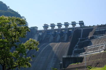 Scenery of the dam