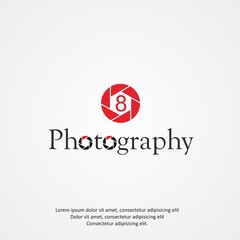 Photography Logo Design Template. Photo Studio