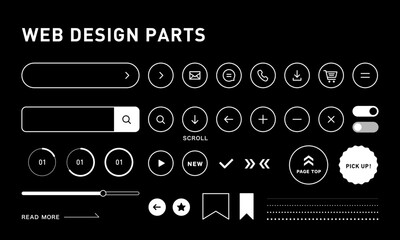 ウェブデザインパーツ
