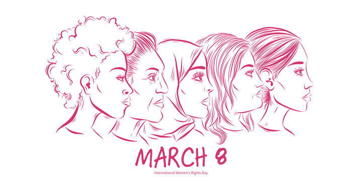 women rights day banner