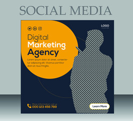 Modern Social Media Post Design Template
