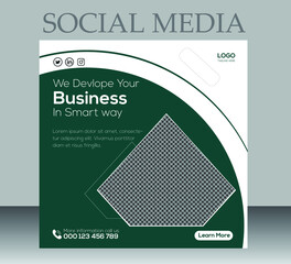 Modern Social Media Post Design Template
