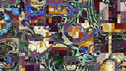 Digital fractal pattern. Abstract background.