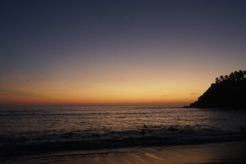 Fototapeta premium sunset over the sea