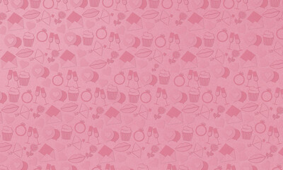 Pink Valentine's Day Background