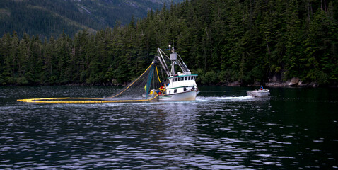Seine Fishing in Prince William Sound Alaska