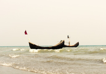 Fototapeta premium Fishing boat sea