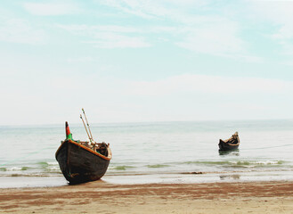 boat on the beach