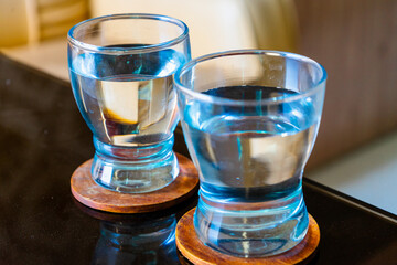 glass of water