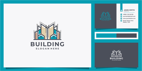 logo for Construction, Architecture or Real Estate Industry. building logo design concept