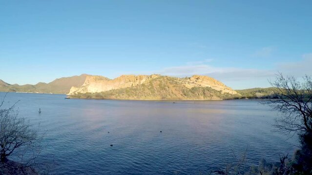 Saguaro Lake with Subtle Water Movement