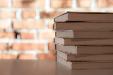 Set of books on top of each other