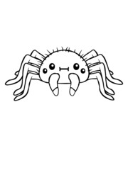 Kleine süße Spinne 