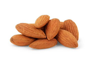Almond isolated on white background