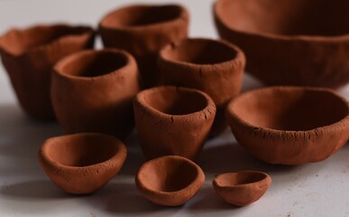 handmade terracotta bowls