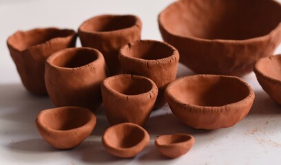 terracotta handmade bowls