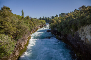 Fototapeta na wymiar New Zealand - Haka Falls