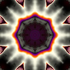 Esoteric yoga abstract background.