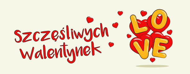 Szczęśliwych Walentynek. Wektor. © FriendlyPixels
