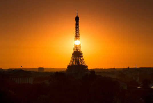 Eiffel Tower Sunset